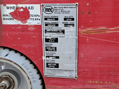 Used 2019 MEC MICRO 19 Scissor Lifters Texas US | Stack Equipment #1502677