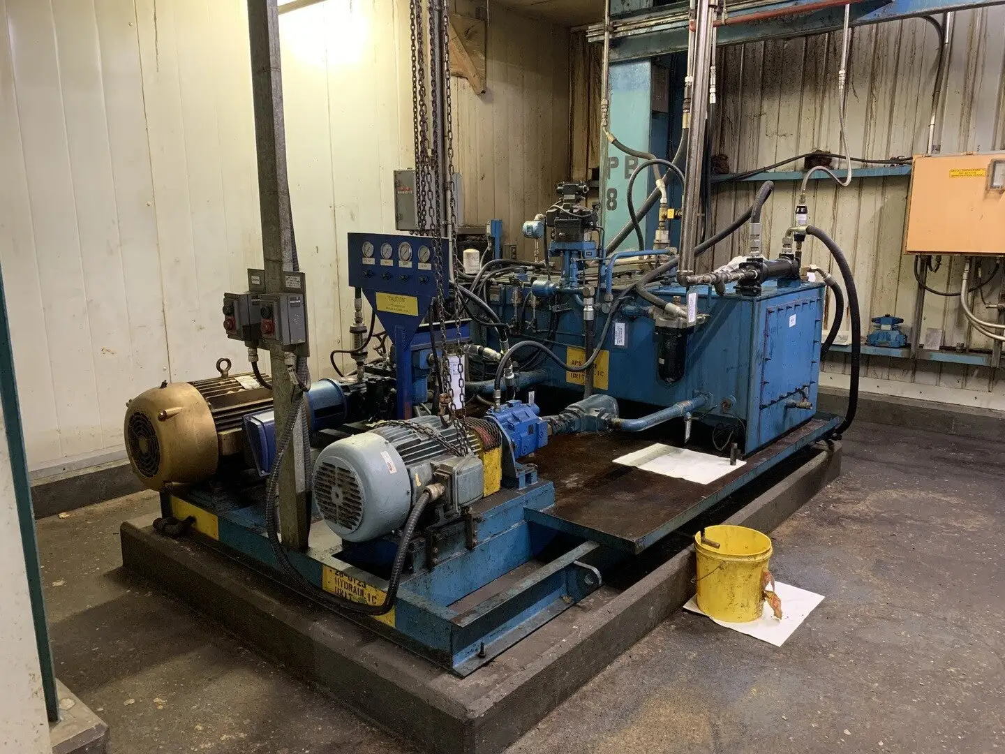 Twin Hydraulic Power Pack, 50HP + 20HP Motors