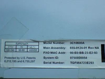 Used 3COM 3C10600A Enterprise Networking Equipment Ohio US | HGR 24 #941872