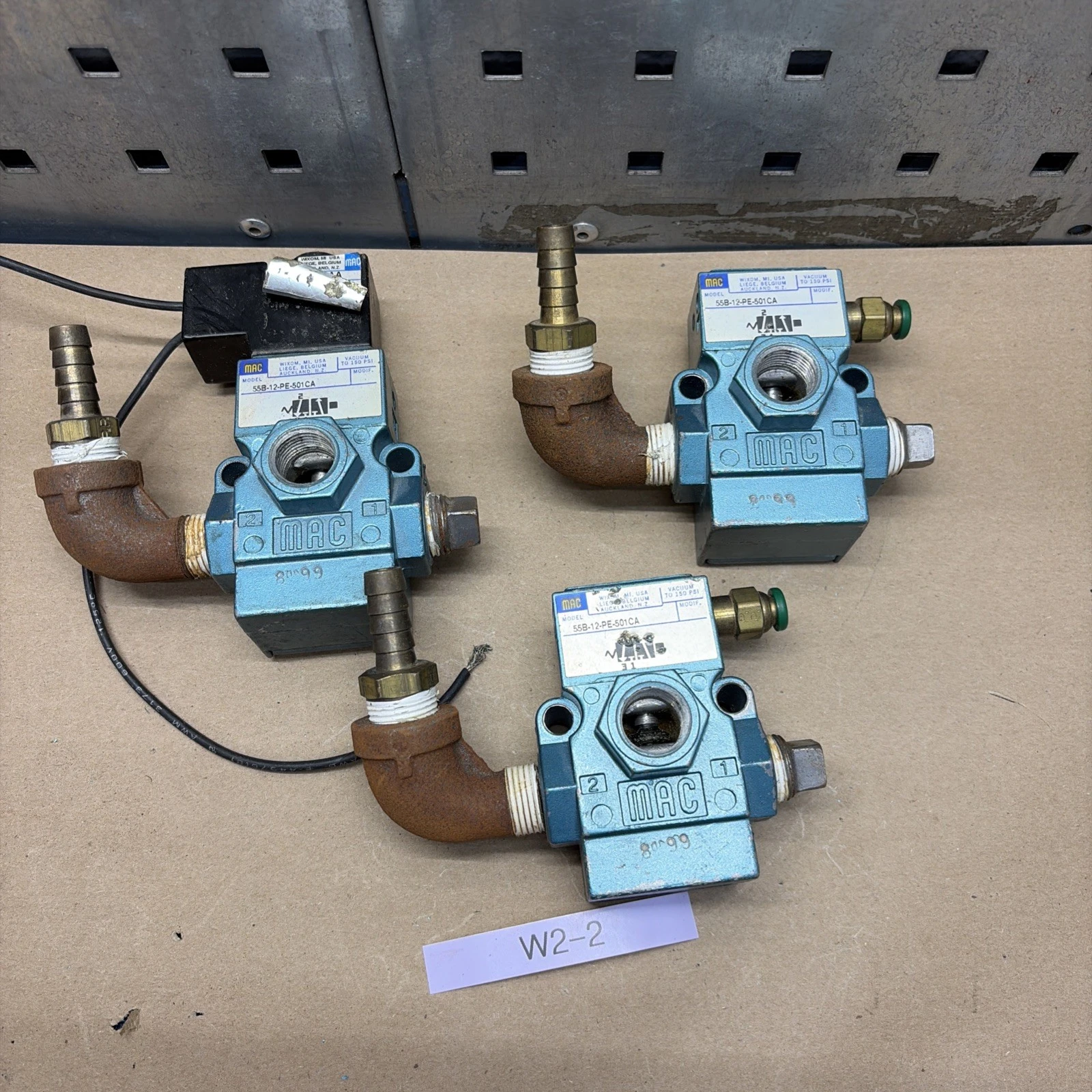 Used MAC 55B-12-PE-501CA Valves/Fittings Indiana US | J&J Industrial Supply #1704484