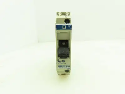 Telemecanique GB2CB07 Circuit Breaker 2A 60VDC 277VAC Thermal Magnetic TeSys