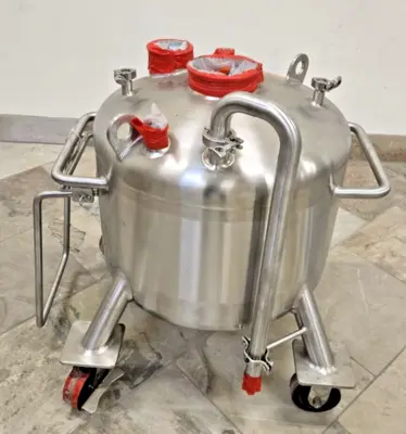 2013 DCI 34.3 Gallon Stainless Steel Portable Jacketed Vessel Tank Fermentation