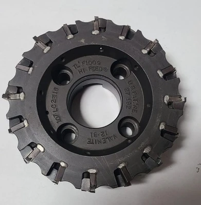 Valenite 12-81 FACE MILL 8" indexable Milling Cutter Carbide Insert