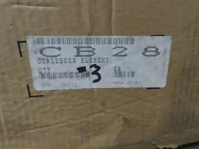 Facet CB28 Coalescer Separator Pneumatic Air Filter 6 x 28" Lot of 3
