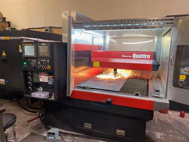 Used AMADA QUATTRO Laser Cutters Ontario CA | MANUFACTURING SOLUTIONS #301067