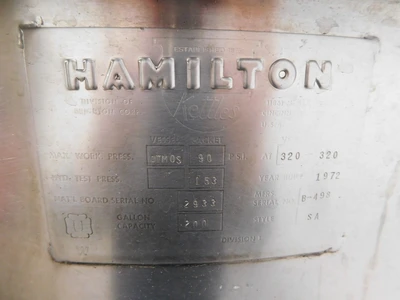 Used Hamilton NA Autoclaves, Reactors & Kettles Ohio US | Equipment Recovery Corp. #1331833