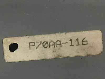USED JOHNSON CONTROLS P70AA-116