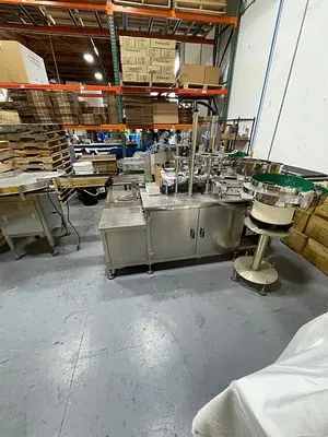 Filling Line, Bottles, Nail Polish, Filler, Brush and Cap Applicators, #5532789