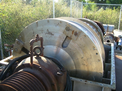 Bird 40 x 60 screen bowl decanter centrifuge, 304SS.