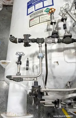 Used Ryan Industries 1,500 Gallon Cryogenic Storage Tank | Liquid Nitrogen Vessel 250 PSI