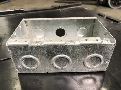6x4" High Voltage Pre-Ganged Masonry Box