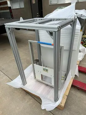 ALUMINUM STRUCTURAL FRAMING 26" W x 28" L x 44" H