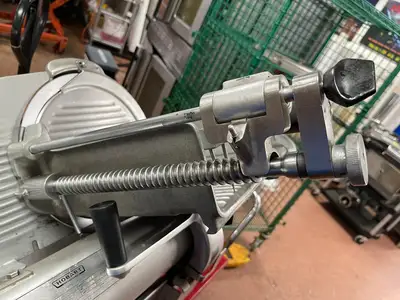 Used Hobart Used Hobart Automatic Meat Cheese Deli Slicer Model 1712R 120V Slicers / Dicers / Cutters Illinois US | Falcon Restaurant Supply #1376091