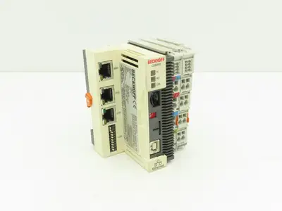 Beckhoff CX8090 Embedded PC Arm 9 Ethernet Switch 24V Digital Input