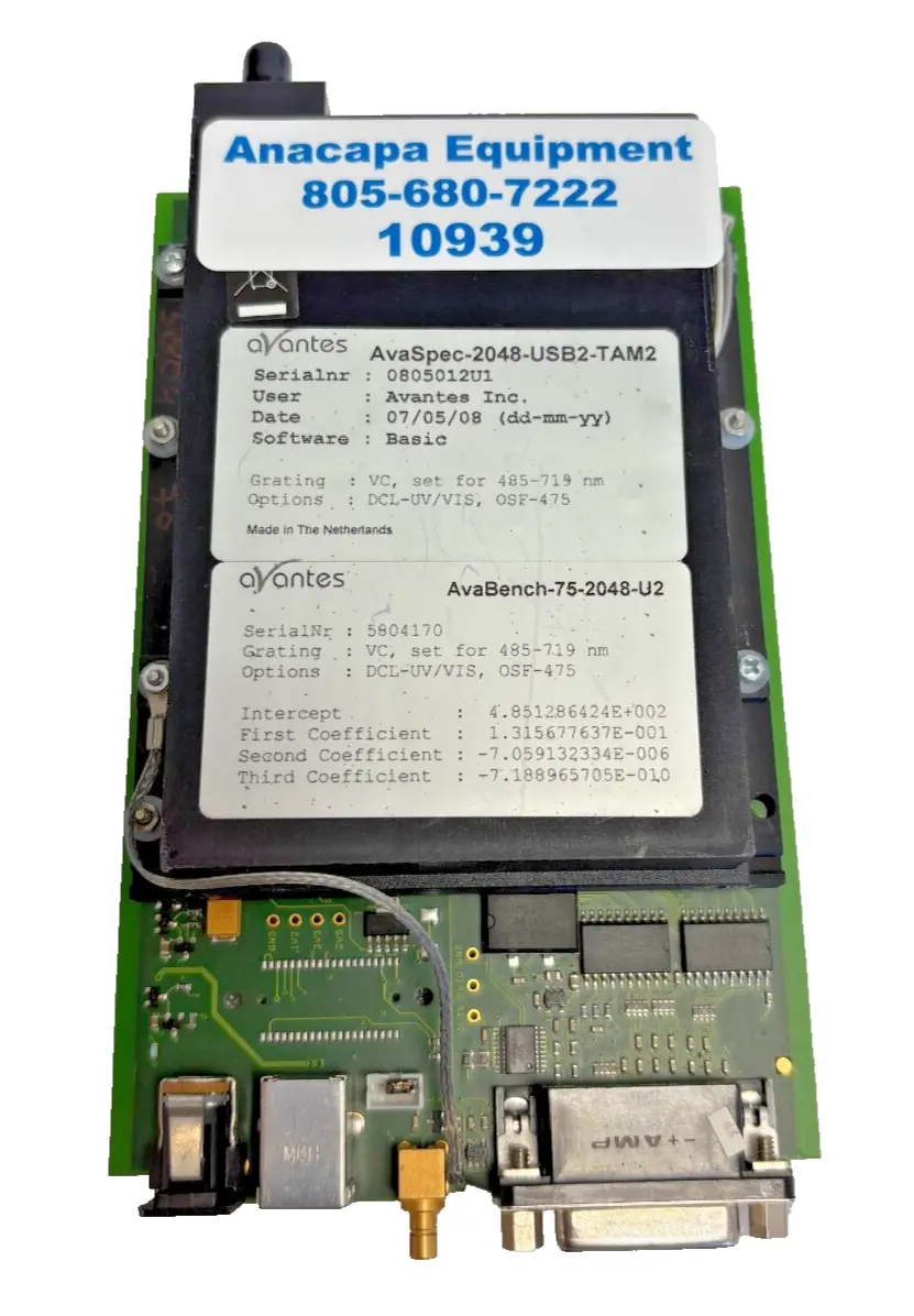 USED Avantes AvaSpec-2048-USB2-TAM2