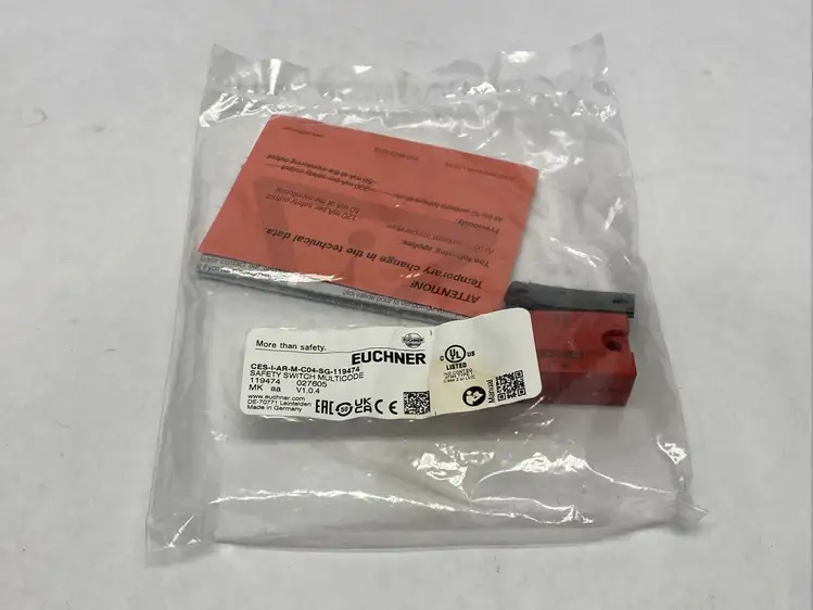 New | in-Stock EUCHNER CES-I-AR-M-C04-SG-119474 Relays & Switches | Maverick Industrial Sales #1120683