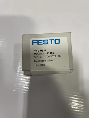 Festo SV-5-M5-B 5/2 Front Panel Valve 116psi  -NIB lot of 2