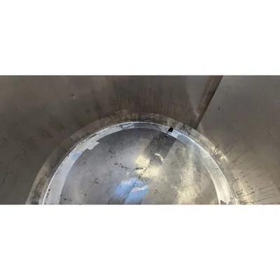 Used 6,500L (1,717 gal) Stainless Insulated Jacketed Liquid Storage Vessel Tank