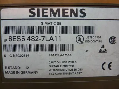 USED SIEMENS 6ES5 482-7LA11
