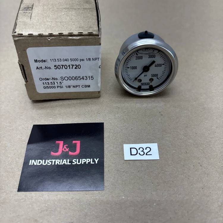 New | in-Stock Wika 50701720 Miscellaneous MRO Indiana US | J&J Industrial Supply #1077951