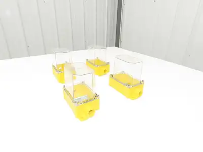 Banner 26683 BENC-4 Sensor Module Enclosure DIN Rail NEMA-4X  Lot of 4