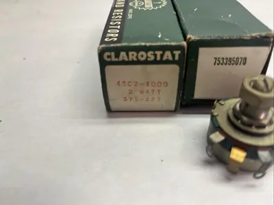 New | in-Stock CLAROSTAT 43C2-1000 Miscellaneous Equipment (Electrical & Power) Ohio US | Surplus Asset Holdings #1460395