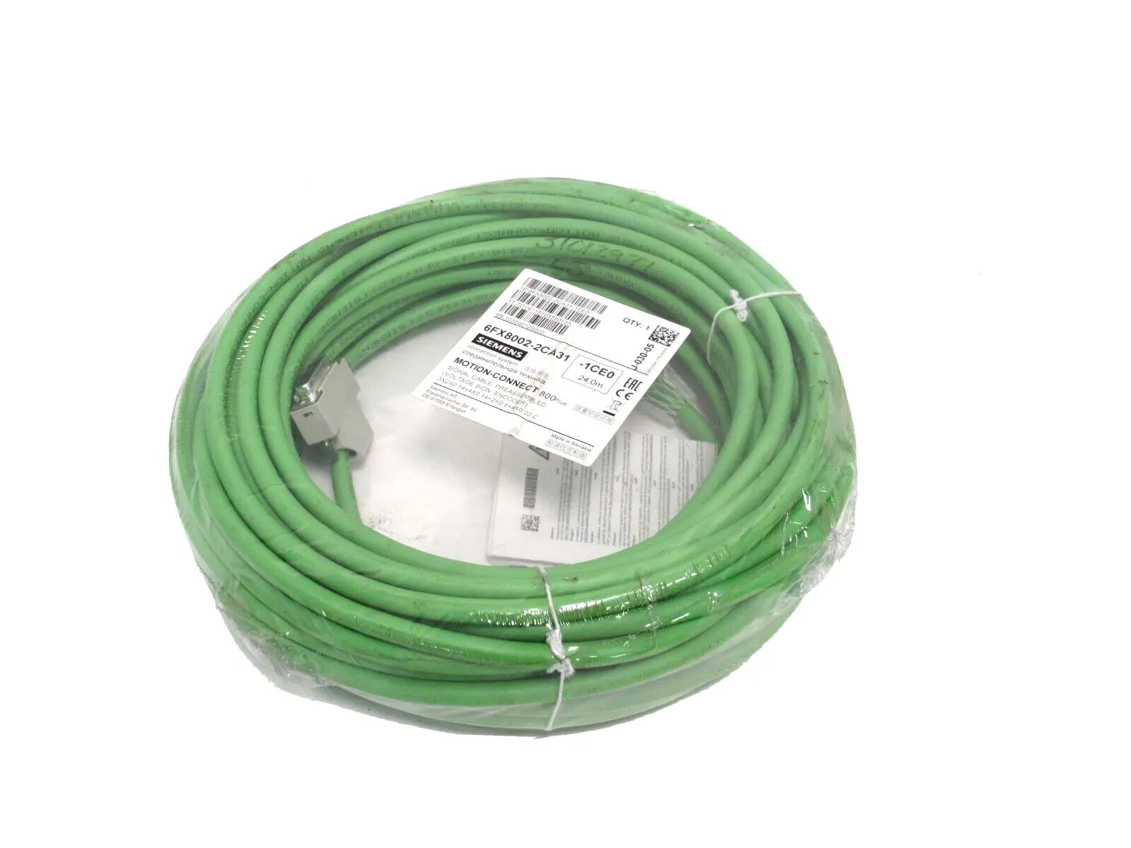 NEW SIEMENS 6FX8002-2CA31-1CEO ENCODER CABLE 6FX80022CA311CEO
