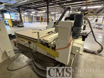 Used 2002 THERMWOOD MODEL C53 CNC ROUTER WITH ROLLER HOLD DOWN CNC Routers North Carolina US | CAROLINA MACHINERY SALES #1493561