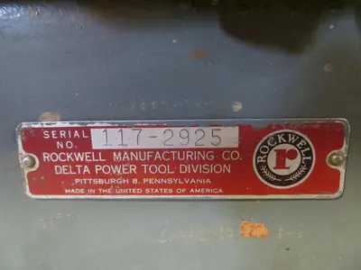 12/14" Rockwell / Delta Tilting Arbor Table Saw