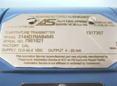 Used Rosemount 3144 D1NAB4M5 Sensors New Hampshire US | Bitter End Trading #1493543