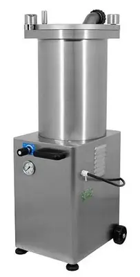 Trento 65 lb (29.5 kg) Hydraulic Piston Sausage Stuffer Stainless Steel – 110V, 1300W (1.75 HP) - SEE VIDEO