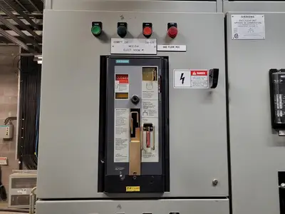 6000/9000 kVA Transformer, 3-Ph, 13800V HV, 600Y/347V LV w/ Switchgear Unit