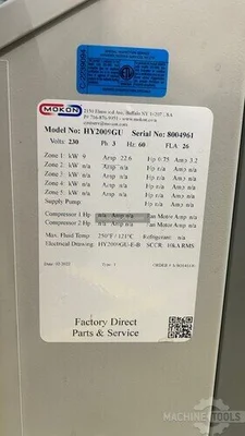 Used 2022 MOKON HY2009GU Temperature Controls Illinois US | Meadoworks #1492267