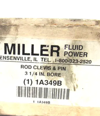 NEW MILLER 1A349B ROD CLEVIS & PIN