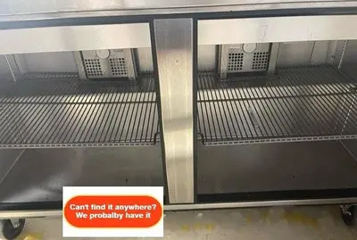 True Refrigerated Prep Table - prep from both sides