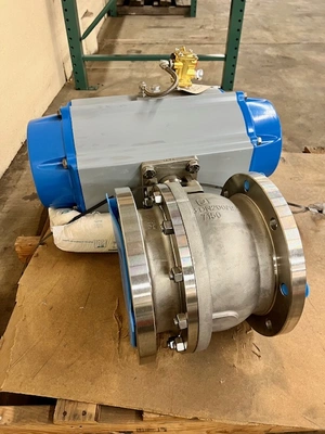 8" Jamesbury 8 7150313600XTZ261 Stainless Steel Ball Control Valve , New Storeroom Spare