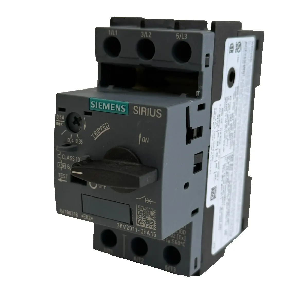 NEW SIEMENS 3RV2011-0FA15 CIRCUITY BREAKER 3RV20110FA15