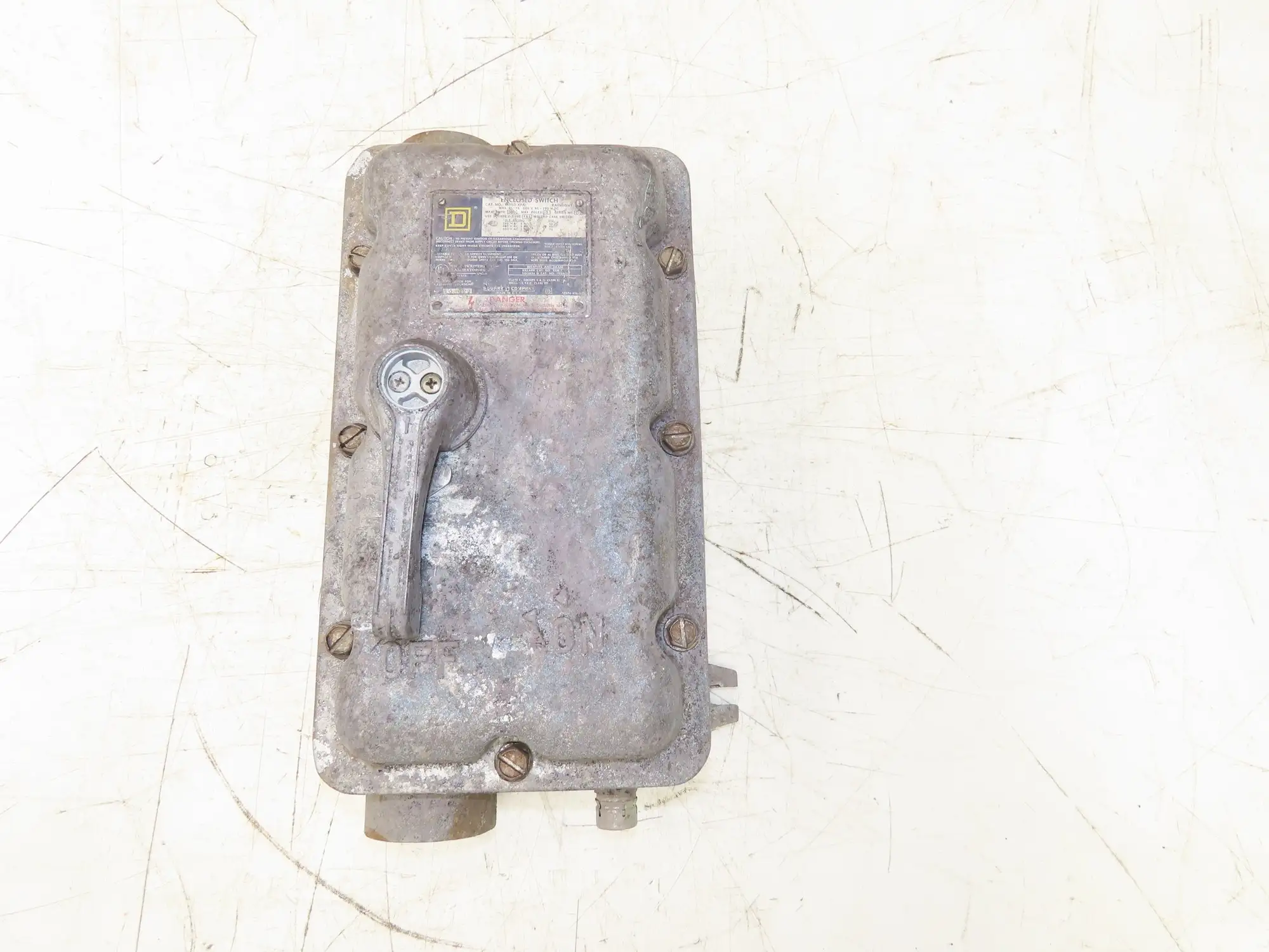 Square D H-100-XFA Explosion Proof Circuit Breaker Switch Enclosure 100A 600VAC