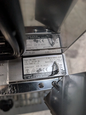 USED MEMMERT VO500