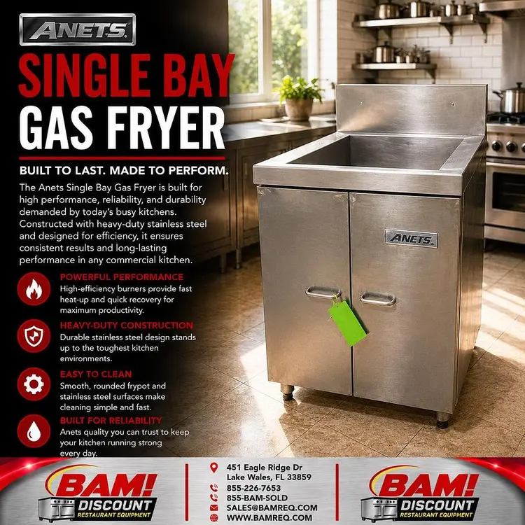 Used ANETS _UNKNOWN_ Cookers / Coolers / Fryers Florida US | BAM Discount Restaurant Equipment #1373175