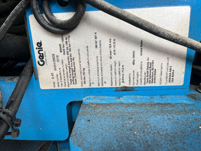 USED 2018 Genie S-45