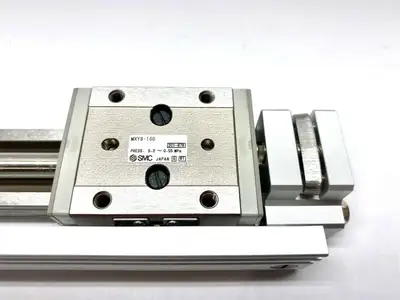 USED SMC PNEUMATIC SLIDE TABLE