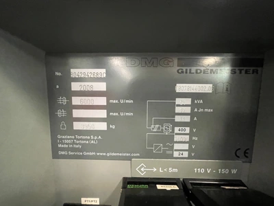 USED 2008 GILDEMEISTER CTX 310