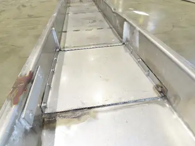 Link-Belt 18"x19' Stainless Vibrating Shaker Feeder Conveyor Food Process