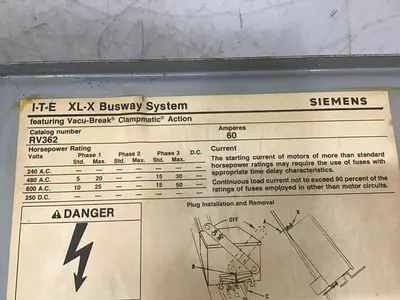 USED SIEMENS RV362