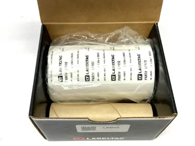 USED LABELTAC PRO MODEL STANDARD PRINT RIBBON 4.33" X 984' ROLL, WHITE