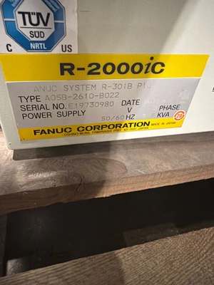 USED 2019 FANUC R-2000iC/165F + R-30iB
