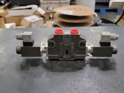 Hydraulic Valve Work Section 123410201 w/ Solenoid