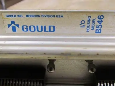 Gould Modicon B546 I/O Input Output PLC Slot Rack Housing Chassis