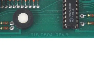 USED IRIS D504 FLAME FAILURE BOARD REV. B
